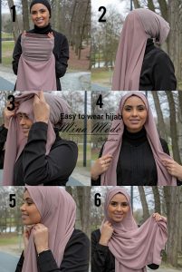 Easy to wear hijab - CHIFFON