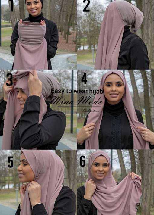 Easy to wear hijab - CHIFFON