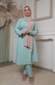 Long twinset mint- Own collection