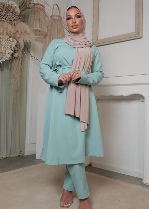 Long twinset mint- Own collection