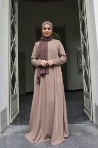 Abaya classy taupe