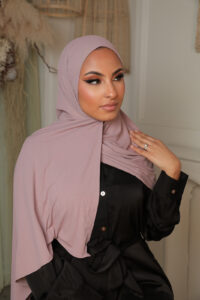 Premium jersey instant ribbed - Rose stain