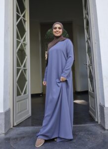 Abaya classy blue