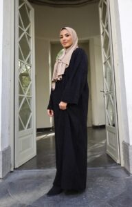 Teddy dress black