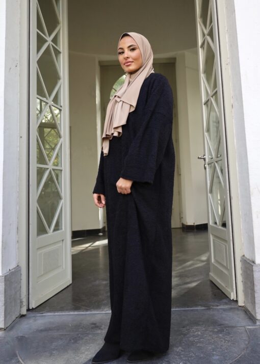 Teddy dress black