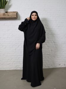 Tria khimaar+abaya(set)- black
