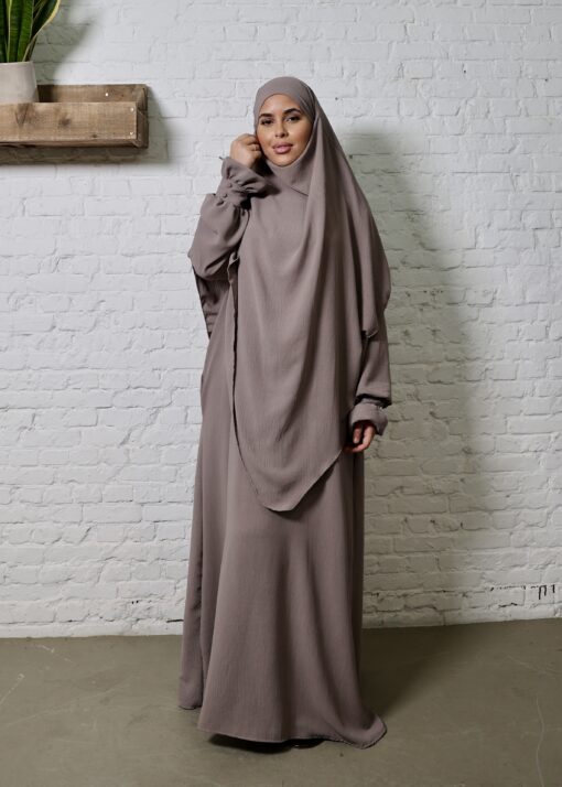 Tria khimaar+abaya(set) - taupe