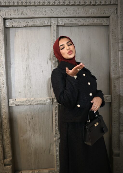 Co-ord set teddy black - Afbeelding 2