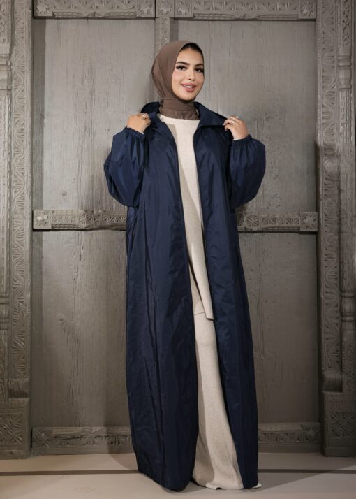 Waterproof jas blauw