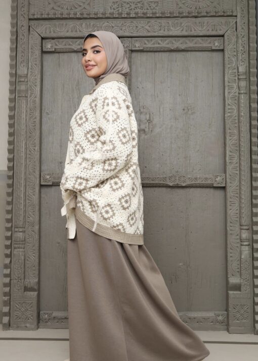 Vest taupe - Afbeelding 2