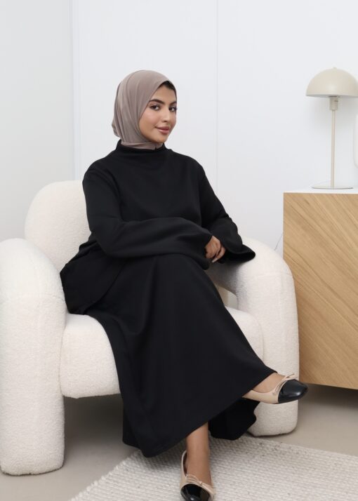 Essential twinset met rok black - Afbeelding 2