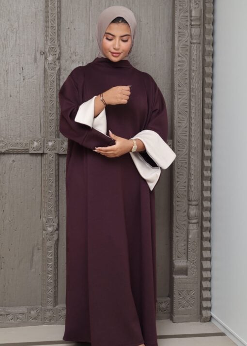 Essential dress berry red
