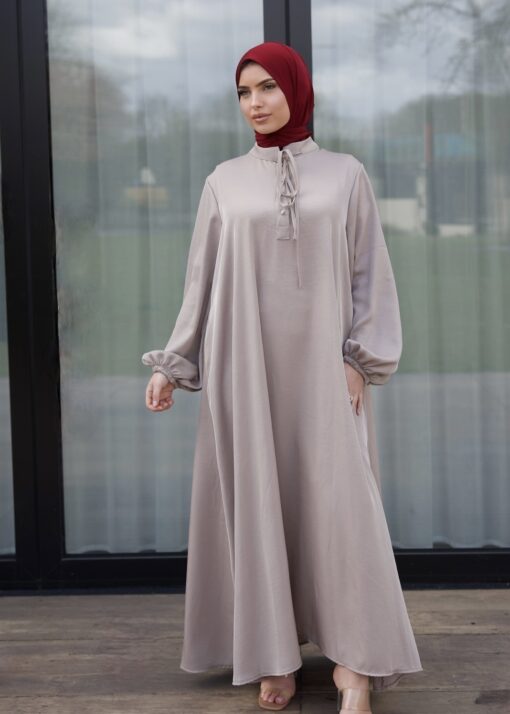 Abaya Farah taupe
