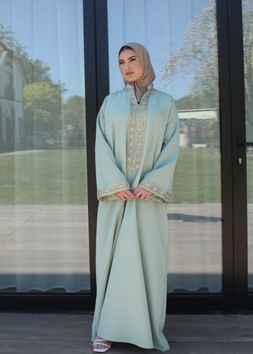 Abaya Elisa watergroen