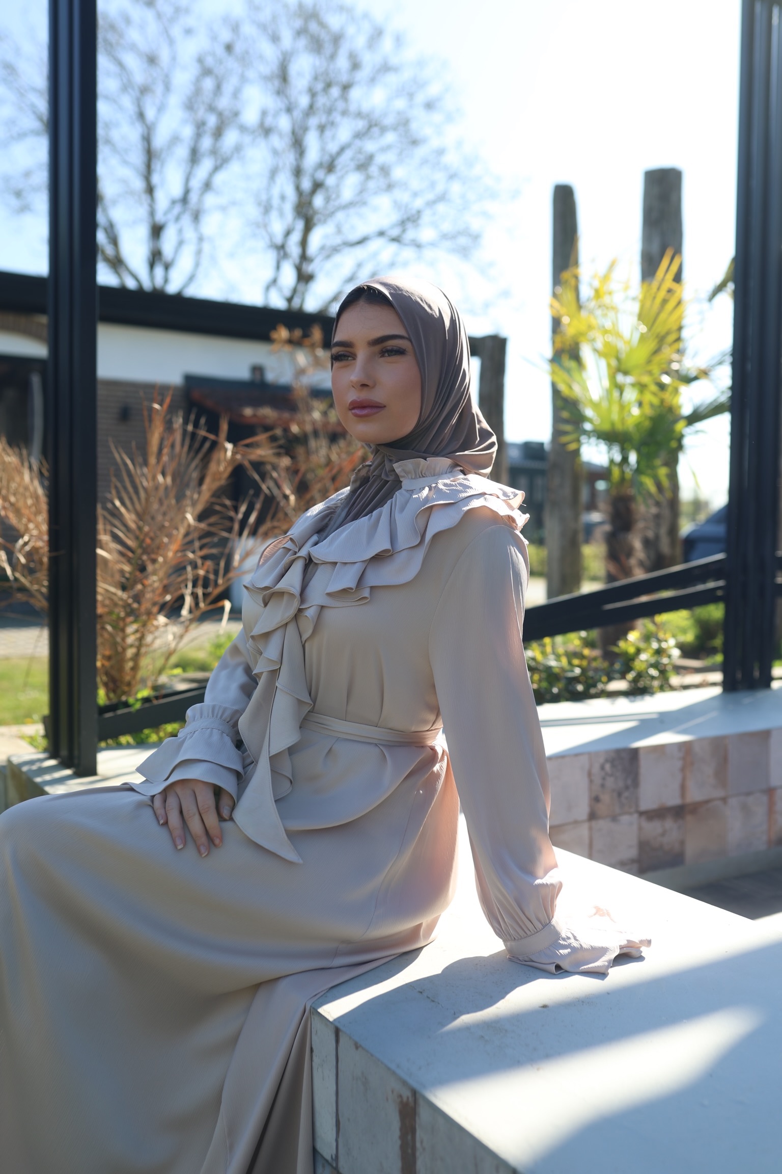 Dress Fenna beige - Afbeelding 2