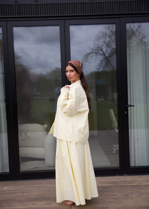 Two piece skirt set butteryellow - Afbeelding 3