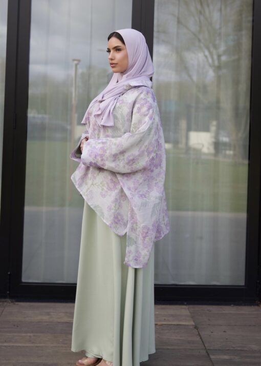 Floral blouse oversized