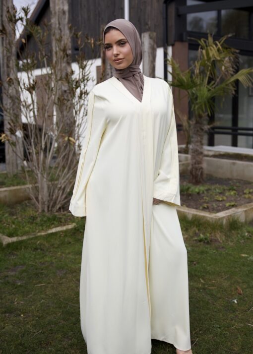 Abaya Zayna butteryellow - Afbeelding 2