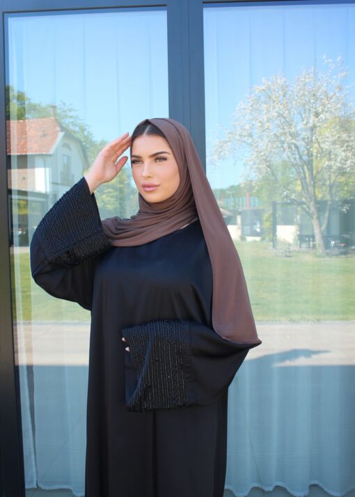 Abaya Elegance noir - Afbeelding 2