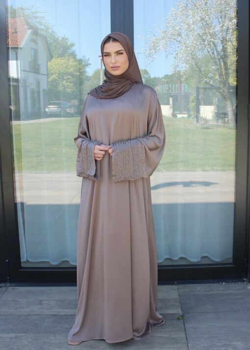 Abaya Elegance mocha taupe