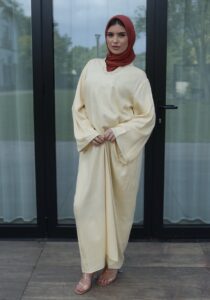 Linen breeze dress yellow