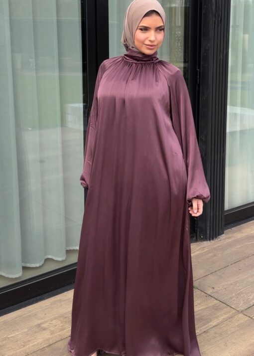 Dress Neyla aubergine