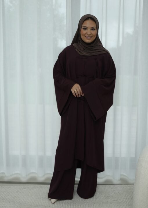 Oversized set Amira plum