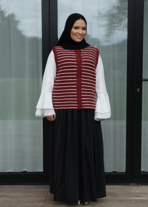 Striped gilet