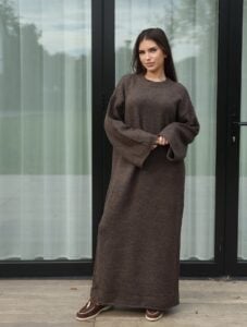 Long sweaterdress