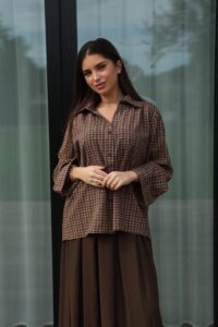 Blouse Mila brown