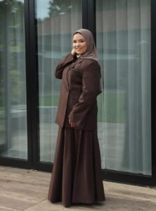 Blazer set rok choco