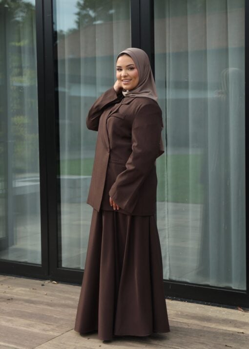 Blazer set rok choco