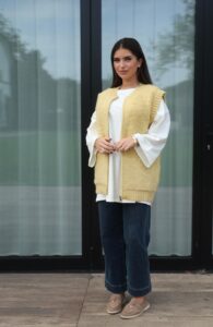 Butter Yellow Teddy Gilet