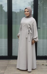Abaya Sahra taupe